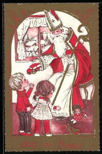 Saint nicolas offre - aux, petits