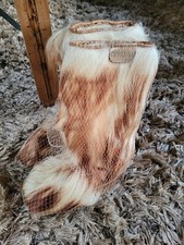 ANCIENNES BOOTS APRÈS SKI OSCAR SPORTS MONTAGNE YETI BOTTES NEIGE VINTAGE 