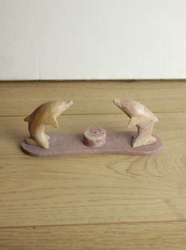 Statuette deux dauphin