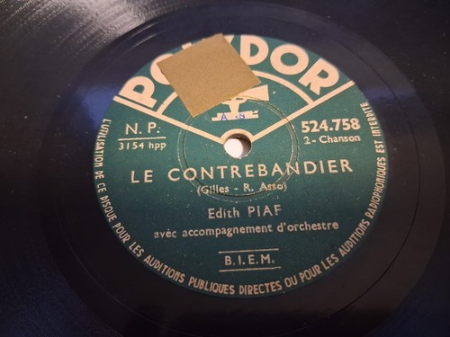 Edith piaf le contrebandier - edith,