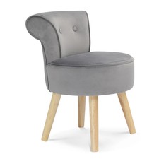 Fauteuil crapaud en velours