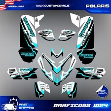 Kit graphique pour Polaris Predator 500 graphics full decals autocollants...