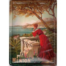 Plaque métal publicitaire