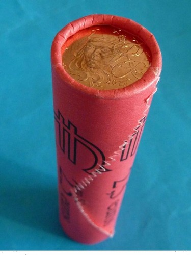 Rouleau x 5 centimes - ,