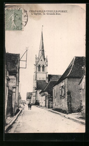 Cpa chapelle vieille foret - la, chapelle-vieille-foret