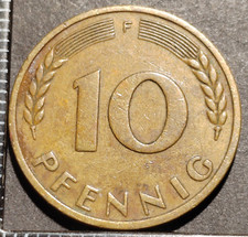 10 Pfennig 1950 F Allemagne Germany - 573570 coin