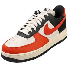 Nike Air Force 1 07 LV8 Noir Orange Homme - 43 EU