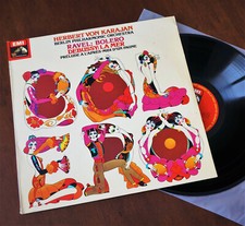 Herbert von Karajan - Ravel Bolero Debussy La Mer Vinyl Greek ORG 80 LP Rare VG+