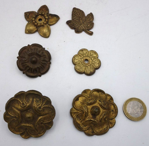 Lot rosaces ornement - lot, bronze
