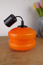 ? Vintage 1970s Chandelier, Iconic Orange Opaline Glass