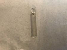 1 antique vintage spear Crystal 3 sided Prism Chandelier sconce lamp Part Luster