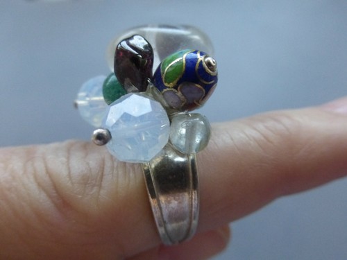 Bague argent massif poinçon - argent,