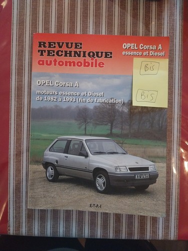 Revue technique opel corsa - technique, a
