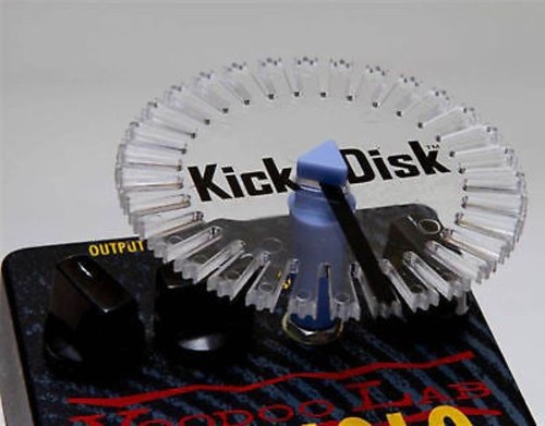 Kick disk stompbox pedal - kick,