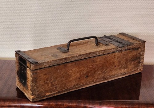 Ancienne boîte coffret - coffret, bois