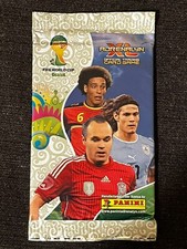 PANINI POCHETTE PACKET CARD ADRENALYN XL WORLD CUP BRASIL 2014 VERSION INIESTA