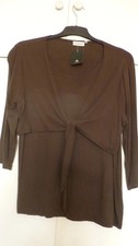 tunique cache coeur marron 44