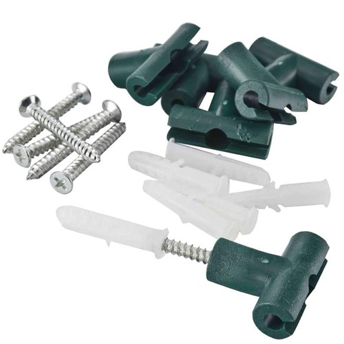 Fixation pour grillage - , muraux