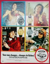 Press Ad: 1971 KELTON Watch You Change Yourself... Change Kelton!