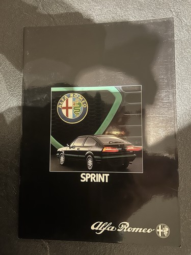 Brochure alfa roméo sprint - roméo,