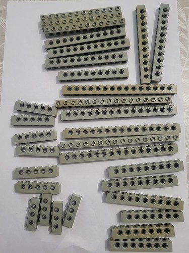 Lego lot brique light grey - brique,