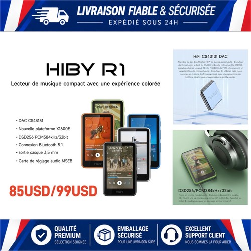 Hiby lecteur mp3 - lecteur,