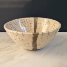 Bol En Céramique RAKU Signé