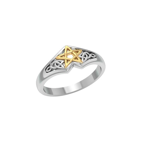Noeud celtique pentacle bague - noeud,