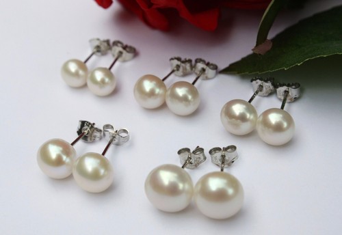 6mm 10mm blanc perles d - 6mm,