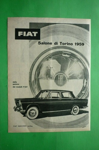 Fiat 1800 2100 berlina salon - fiat,