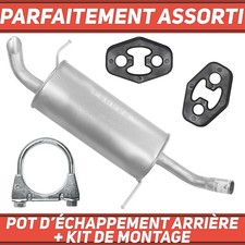 Pot d’échappement arrière