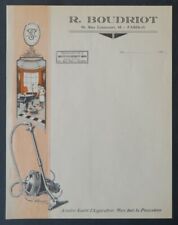 Invoice PARIS ELECTRICITE MORS BOUDRIOT illustrated header 49