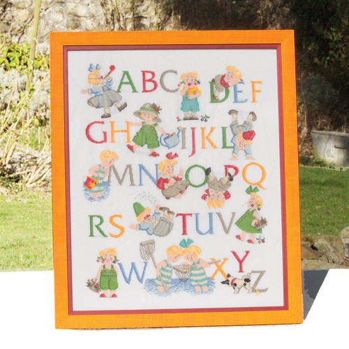 Broderie abécédaire les - broderie,
