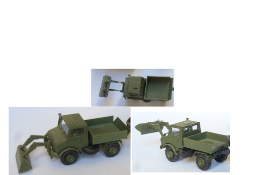 Roco unimog avec godet - ho,