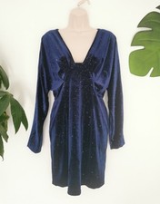 Robe de soirée bleu marine en