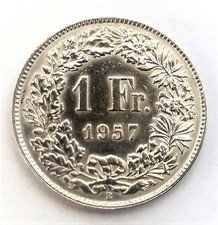 Suisse - 1 Franc argent 1957