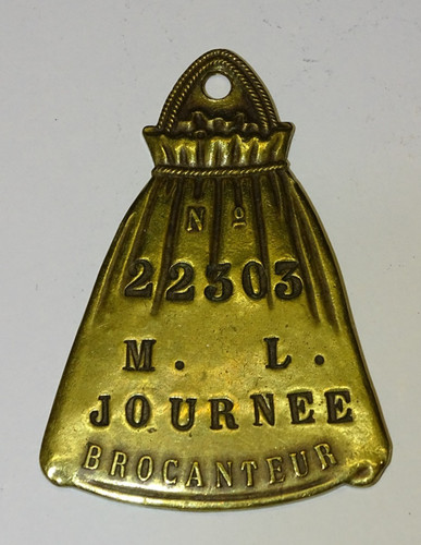 Rare plaque brocanteur - -rare, de