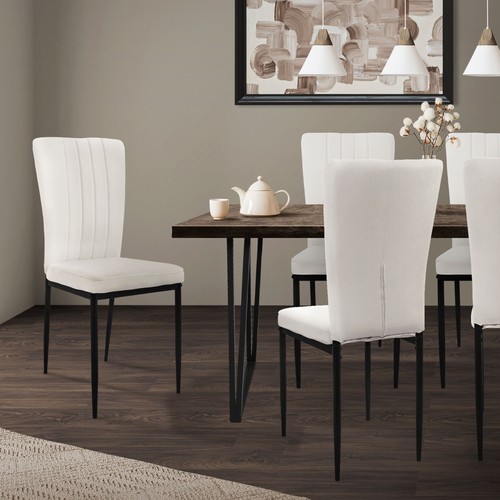 Chaises salon blanc en - salon,