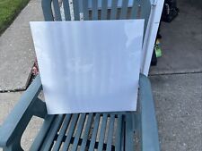 Lot Of 2, Acrylic White Translucent Plexiglass 1/8" x 24" x 23” Plastic Sheet