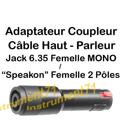 Adaptateur coupleur haut - 1,