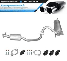 Échappement Mitsubishi Pajero Pinin 1.8 GDI (99-06) central+arrière MR464597