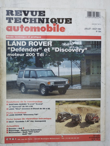 Revue technique land rover - revue,