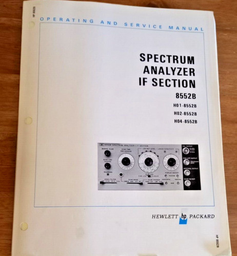 Analyseur spectre hp8552b - spectre,