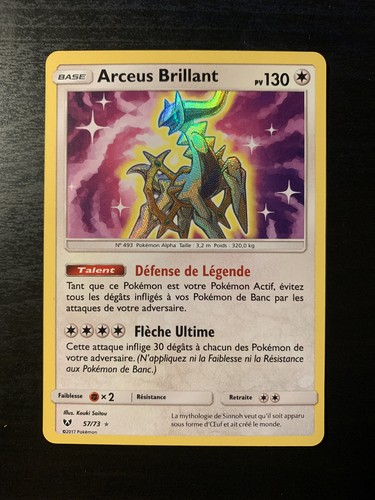 Carte pokémon arceus - carte,