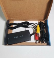 HDMI to AV Converter, HDMI to RCA Converter, HDMI to Older TV Adapter Compatible