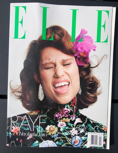 Elle magazine raye - elle, february