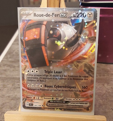 Carte pokemon roue fer - carte,