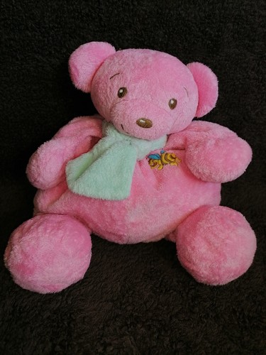 Doudou ours boule - , rose