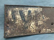 Prewar License Plate Numbers IVB XXL Truck Tractor Lanz Bulldog Tractor [4111-8]