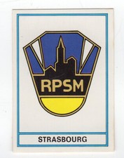 PANINI FOOTBALL 76 Strasbourg badge patch -- No. 294 / RU106
